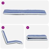  Sklopiva ležaljka za sunčanje plavo-bijela 175x54x8 5 cm Oxford tkanina - Plava i bijela 1 | shoptok.hr