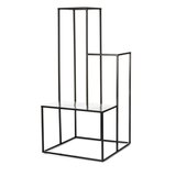  Stalak za cveće KASKADA 85 x 40 cm, crni | Eponuda.com