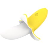 Lonelyi - punjivi, vodootporni, banana vibrator (žuto-bijeli) | shoptok.hr