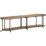 Maison Chic TV omarica - TV stojalo - Televizijska omarica 160x42x40 cm trden robusten mangov les, (21700123) Cene