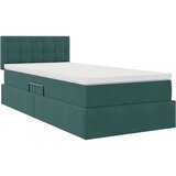  Postelja s shranjevanjem Temno zelena 90 x 200 cm Žamet, (5000099936) | Shoptok.si