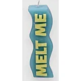 Word Candle blue / yellow letters