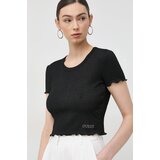 Guess Kratka majica ženski, črna barva | Shoptok.si