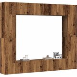  8-dijelni zidni set TV ormarić konstruirano drvo | shoptok.hr