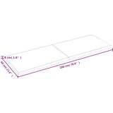  Zidna polica svjetlosmeđa 180x60x(2-4) cm obrađena hrastovina | shoptok.hr