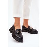 Boto Women's Eco Leather Moccasins With Gold Detail Black Ravalissea | shoptok.hr