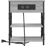  Noćni ormar 2 pcs Siva Sonoma 41 x 31 x 51 cm Konstruirano drvo | Eponuda.com