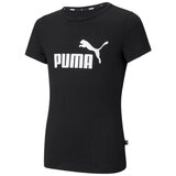 Puma Majice s kratkimi rokavi Ess Logo Tee Črna | Shoptok.si