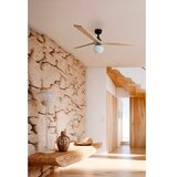 Faro 34283-11L - Plafonski ventilator KLIM M 1xE27/15W/230V borovina/crna + daljinski upravljač | Eponuda.com