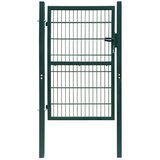 vidaXL 2D ograjna vrata (enojna) zelena 106x230 cm | Shoptok.si