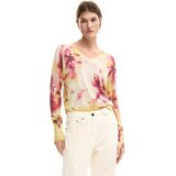 Desigual Pulover žuta / roza / bijela Cijene