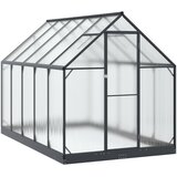  Vrtni staklenik s vratima Antracit 183,5 x 303,5 x 207 cm | shoptok.hr