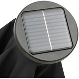  Vrtni suncobran s LED svjetlima crni 200 x 211 cm aluminijski | Eponuda.ba