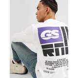 G-star Raw Majica sivka / črna / bela | Shoptok.si
