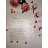  Poročna vabila NENAVADNA VABILA LETALSKE KARTE NEPOR 03 | Shoptok.si