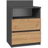 Shumee Nočna omarica Malwa M1 ANTRACIT ARTISAN, (21560442) Cene