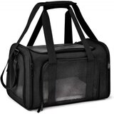 INF Velik 3-v-1 nahrbtnik za hišne ljubljenčke 45x30x30cm, zračen poliester Black, (5000203010) | Shoptok.si