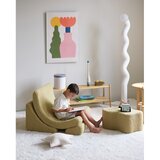 Wigiwama Zelen otroški fotelj iz tkanine bouclé Moon – | Shoptok.si