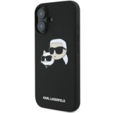 Karl Lagerfeld originalen ovitek iphone 16 plus - iml nft heads - črn silikonska zaščita magsafe - KLHMP16MSKCHPPLK Cene