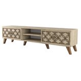 Hanah home class - travertine travertine tv stand | ePonuda.com