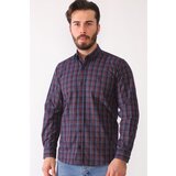 Dewberry G703 MEN'S SHIRT-NAVY-BURGUNDY | Shoptok.si