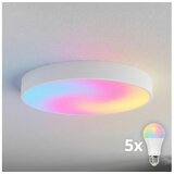  Brilagi - LED RGBW prigušiva plafonska svetiljka CLARE 5xE27/9W/230V Wi-Fi bela | Eponuda.com