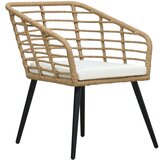  3-dijelni bistro set od poliratana boja hrasta | shoptok.hr