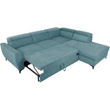 MID.YOU KOTNA SEDEŽNA GARNITURA, velur barve petroleja | Shoptok.si