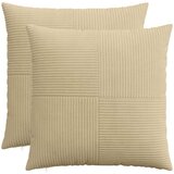  Presvlaka za jastuk 2 pcs ALMELO Siva zelena 55 x 55 cm Kord | shoptok.hr