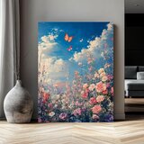  Slikanje leptira na rascvetanoj livadi - šarena elegancija | ePonuda.com