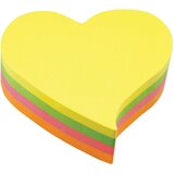 Blok samoljepljiv oblik Srce 200L Global Notes 5823-39 neon sortirano blister | shoptok.hr