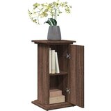 vidaXL Stalak za izložbu s spremištem boja hrasta 31x30x60 cm drveni | shoptok.hr