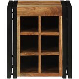  Stalak za vino Smeđa i crna 35 x 35 x 39 cm Čvrsto drvo akacije | shoptok.hr
