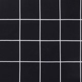  Jastuk za vrtnu klupu crni karirani 150x50x4 cm tkanina Oxford | Eponuda.ba