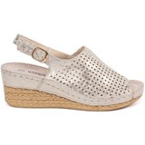 GOODIN Beige wedge sandals | Shoptok.si