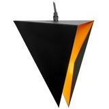 Toolight stropna svjetiljka trokutasta geometrijska crna aplikacija APP253-1CP | shoptok.hr