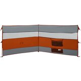  Vjetrobran za kampiranje siva/narančasta 340x130 cm vodootporni | shoptok.hr