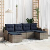  Set sofe 6 kom. Siva Poliester | shoptok.hr
