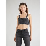 Tommy Jeans Top črn denim | Shoptok.si