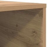 vidaXL Klubska miza artisan hrast 80 x 80 x 36.5 cm Konstruiran les | Shoptok.si