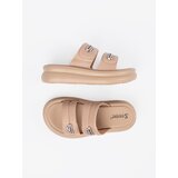 SEASTAR Beige women's platform flip-flops | Shoptok.si