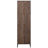 WOOOD Rjava omarica iz masivnega jesena 60x210 cm Gravure – Cene