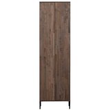 WOOOD Smeđi ormarić od čvrste jeseni 60x210 cm Gravure – Cijene