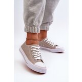 Boto Women's Fabric Classic Low-Top Sneakers Dark Beige Lennabella | Shoptok.si
