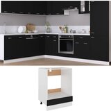 vidaXL Ormarić za pećnicu crni 60 x 46 x 81,5 cm od iverice Cijene
