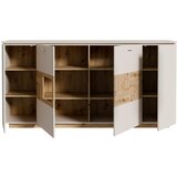 Hom`in komoda, barve hrasta, peščene barve | Shoptok.si