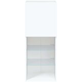 vidaXL TV ormarić s LED svjetlima bijeli 40 5x30x102 cm | shoptok.hr