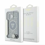 Guess IML Leopard Triangle Logo Strap MagSafe Zadní Kryt pro iPhone 16 Brown Ovitek za telefon Vijolična | Shoptok.si