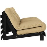 Karup Design Gorčično rumena raztegljiva sedežna garnitura 160 cm Roots Black Night – | Shoptok.si