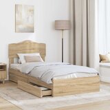  s od storage Sonoma hrast 90 x 190 cm Konstruirano drvo | shoptok.hr